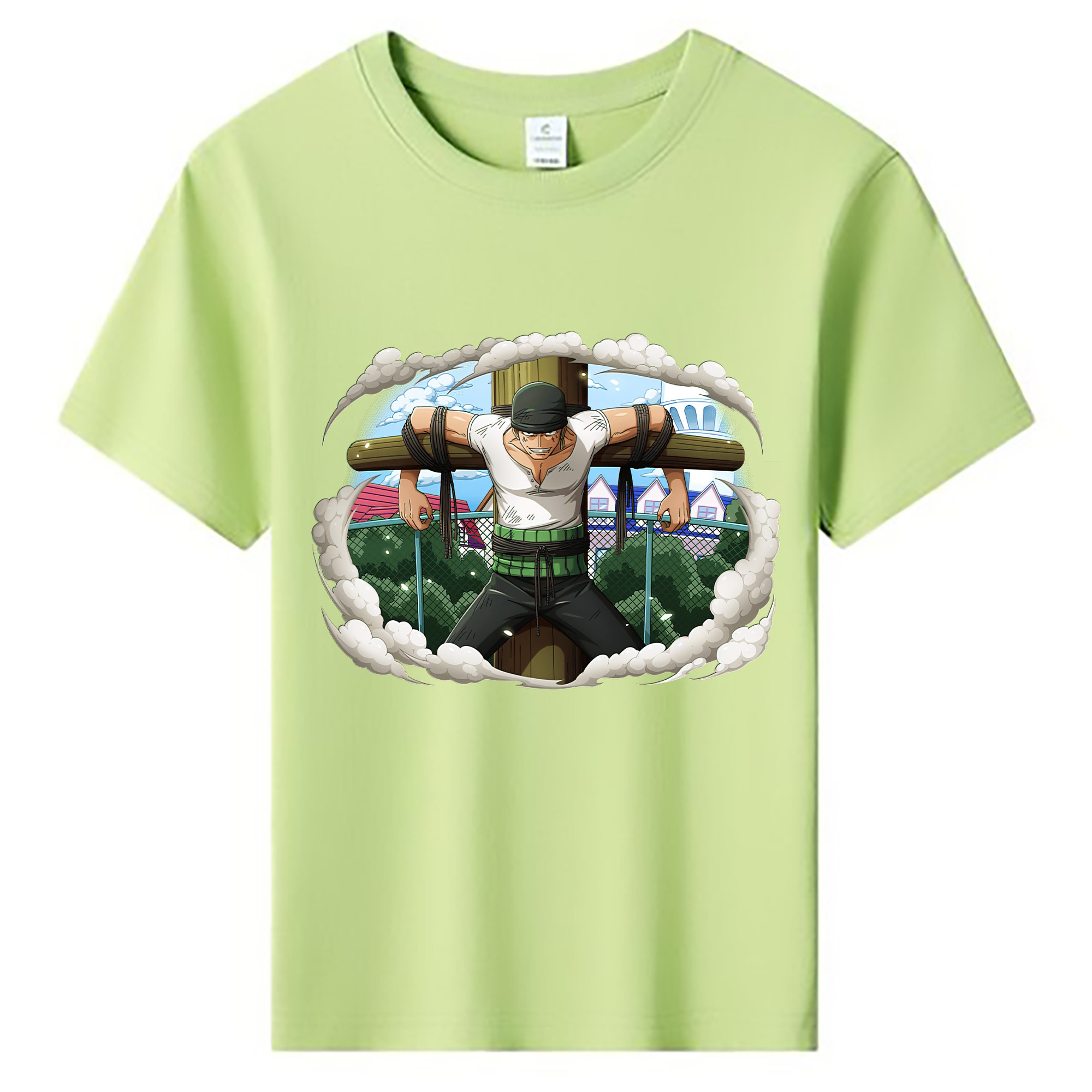 ワンピース ロロノア・ゾロ ONE PIECE Roronoa Zoro 綿100％キッズTシャツ（フロントプリント）